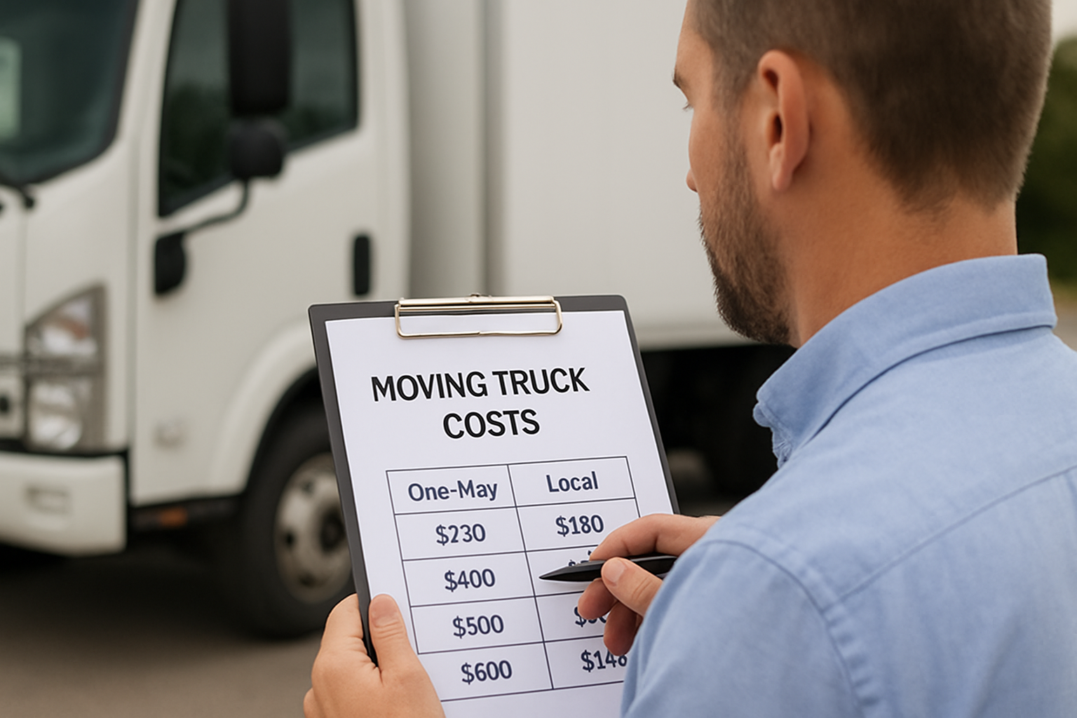 Cost Of Renting A Moving Truck